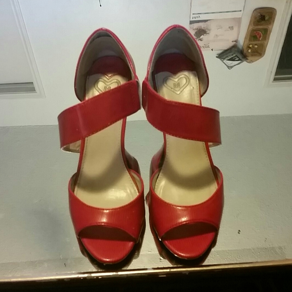 Red high heels
